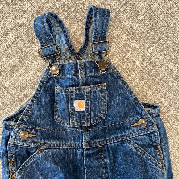 Carhartt - 24 month, denim overalls - Picture 3 of 6